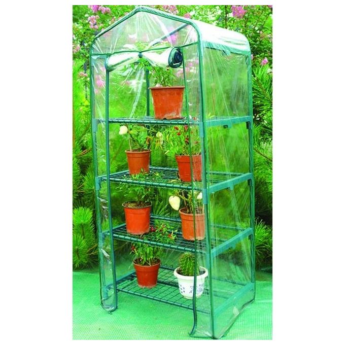 Serre In PVC Blinky a Casetta 4 Ripiani 69x49x157H