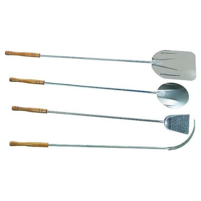 Pale Da Forno Acciaio Inox Art.1000 Set 4 Pezzi