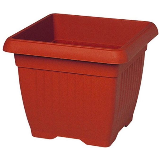 Vasi Giglio Quadro 630 Colore Terracotta 35x35x29H