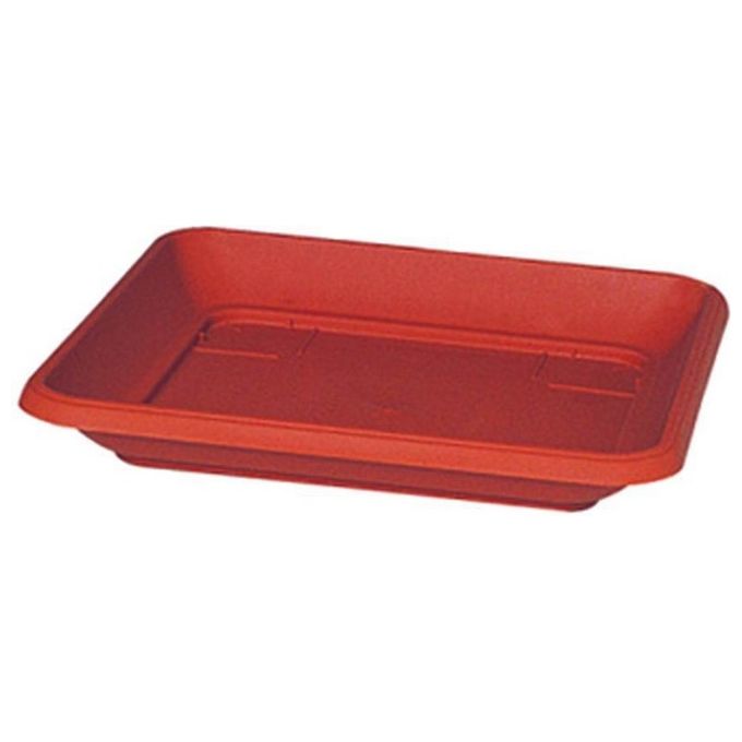 Sottovasi Giglio Quadro 631 Colore Terracotta cm. 30x30