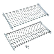 Scolapiatti Acciaio Inox 18-8 2 Piani per Pensili 56 cm