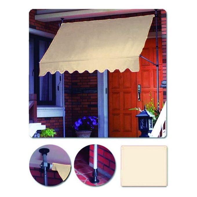 Tende Da Sole Autoportanti Tessuto Pe Beige Mt.2,5x1,5