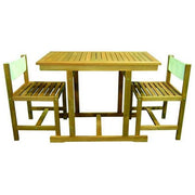 Set Arredo Giardino Vigor Mod. Priamo In Legno 3 Pezzi