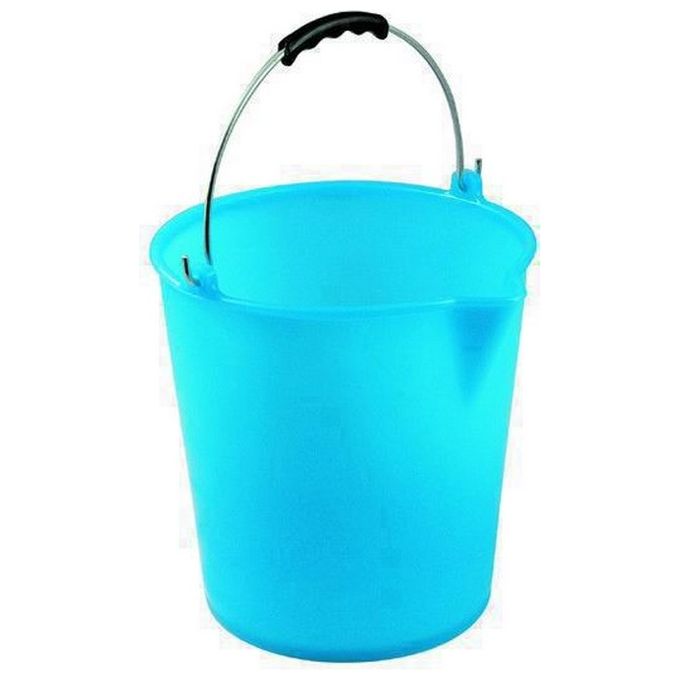 Secchi Plastica Colorata Graduate con Becco Lt. 12
