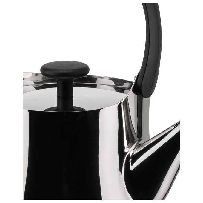 Alessi NF01 Bollitore Teiera Acciaio Inossidabile 18-10 Adatto per Induzione con Filtro per Foglie di Te' colore Argentato