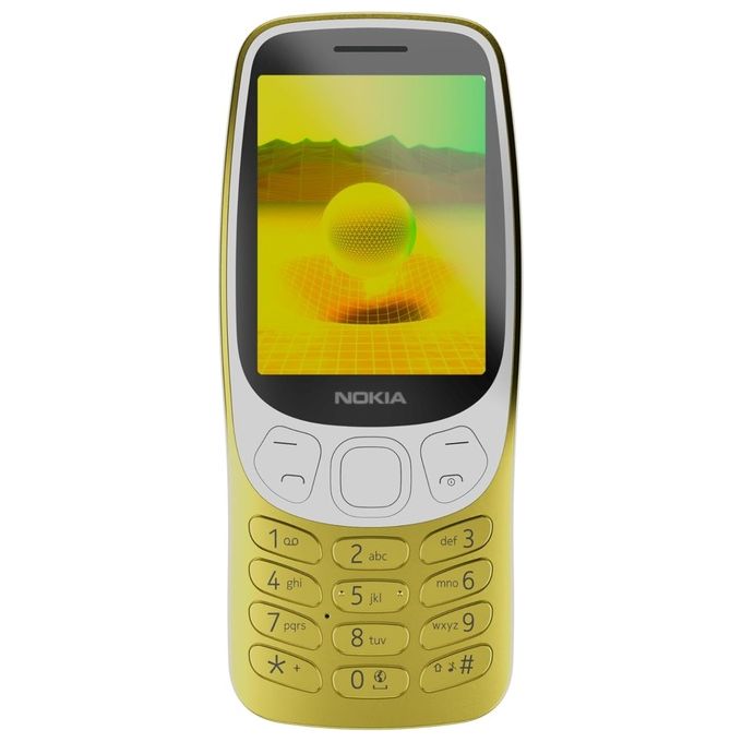 Nokia 3210 4G 2024 Display 2.4'' Fotocamera Bluetooth mp3 Y2K Gold