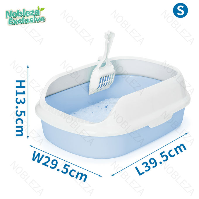Nobleza Lettiera box con paletta (serie esclusiva) Blu