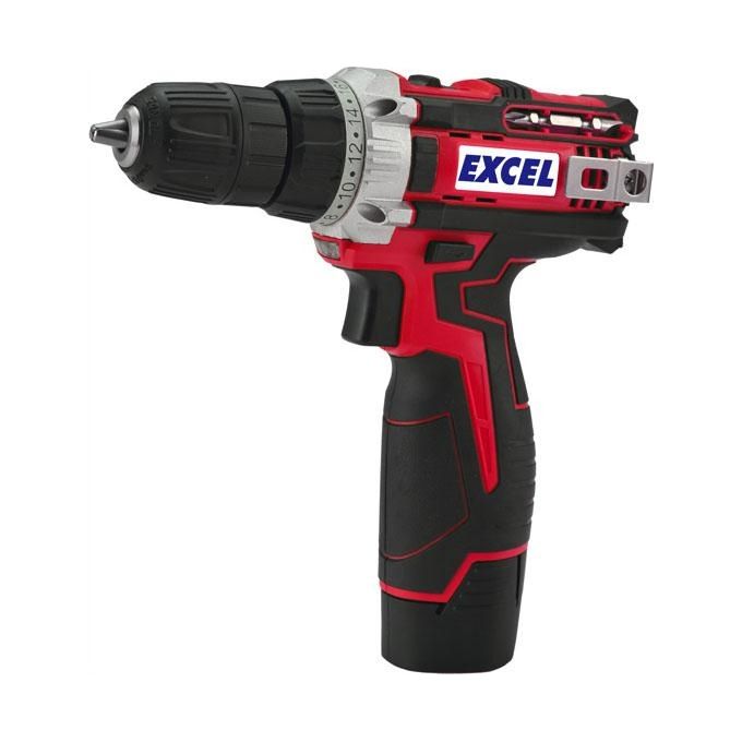EXCEL Tb120 Trapano Batteria 2 velocita' 12,0 V batteria litio