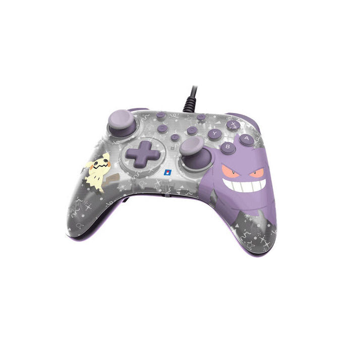 [ComeNuovo] Hori NSX-090E HORIPAD Turbo Controller Cablato Nintendo Switch 2 Gengar Mimikyu Pulsanti Posteriori Programmabili colore Viola