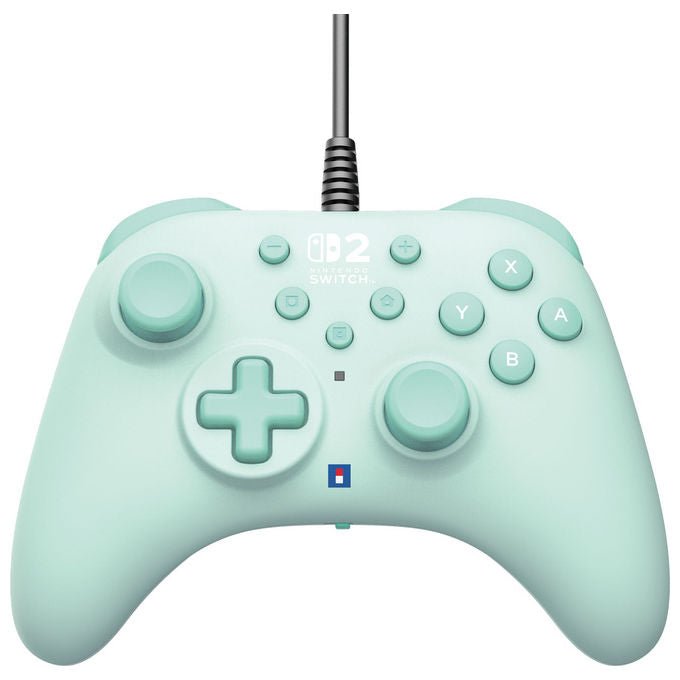 HORI Horipad Turbo controller cablato per Nintendo Switch 2 verde pulsanti posteriori programmabili funzione turbo licenza ufficiale Nintendo
