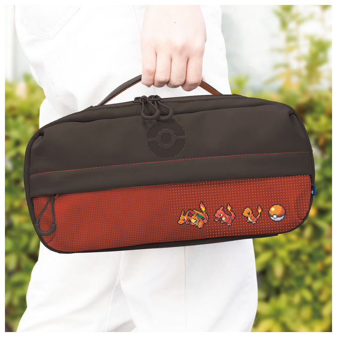 Hori NSX-190E Borsa a Tracolla Adventure Pack per Nintendo Switch 2 Compatibile con Switch OLED Lite Doppia Funzione colore Rosso