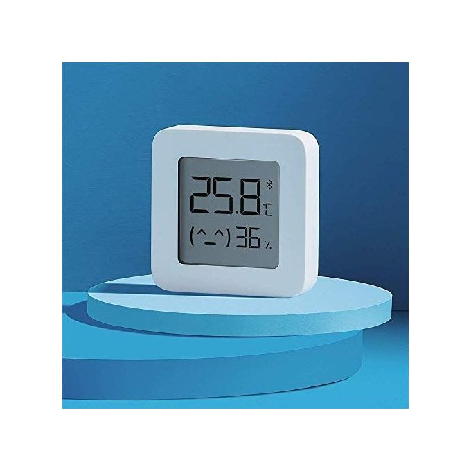 Xiaomi Mi Temperature and Humidity Monitor Monitor Temperatura e Umidita' Design Elegante Connessione Bluetooth Schermo 1.5 LCD Bianco Versione Italiana