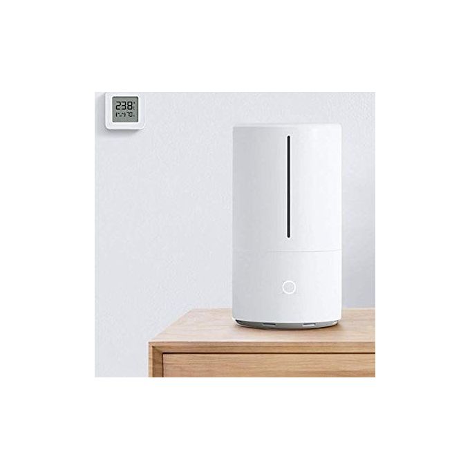 Xiaomi Mi Temperature and Humidity Monitor Monitor Temperatura e Umidita' Design Elegante Connessione Bluetooth Schermo 1.5 LCD Bianco Versione Italiana