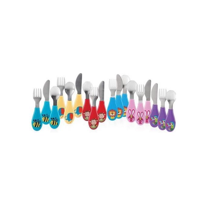 Nuby Set 3 Pezzi Posate Inox