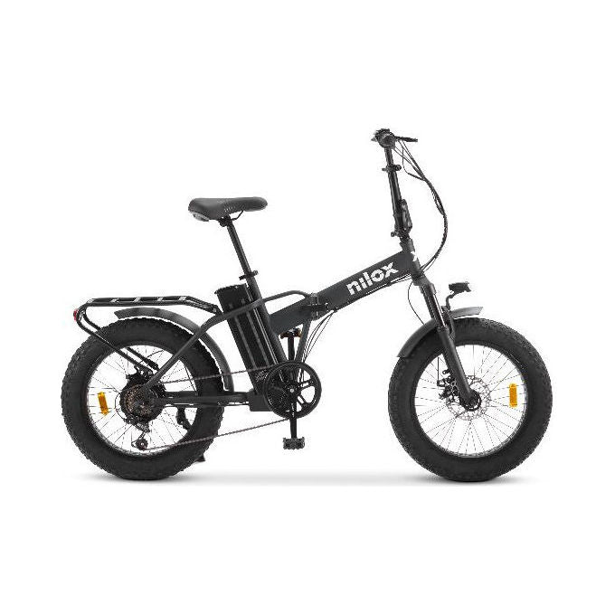 Nilox X8 Pro bici elettrica pieghevole 20 pollici, nero acciaio
