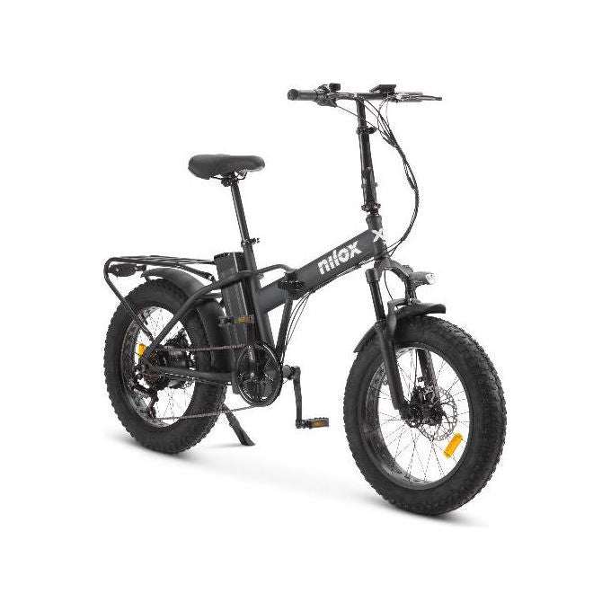 Nilox X8 Pro bici elettrica pieghevole 20 pollici, nero acciaio