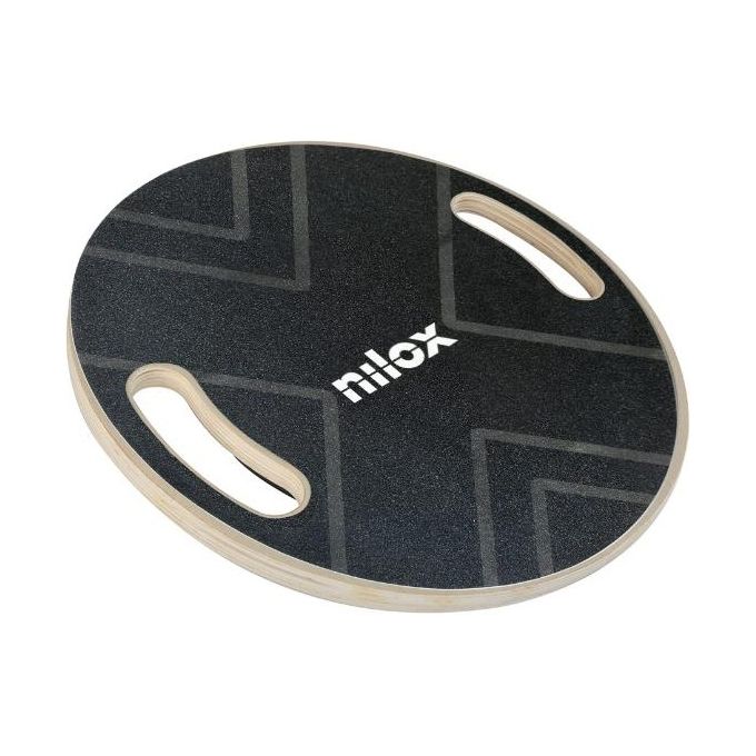 Nilox Balance Board Tavoletta Propriocettiva in Legno Indurito
