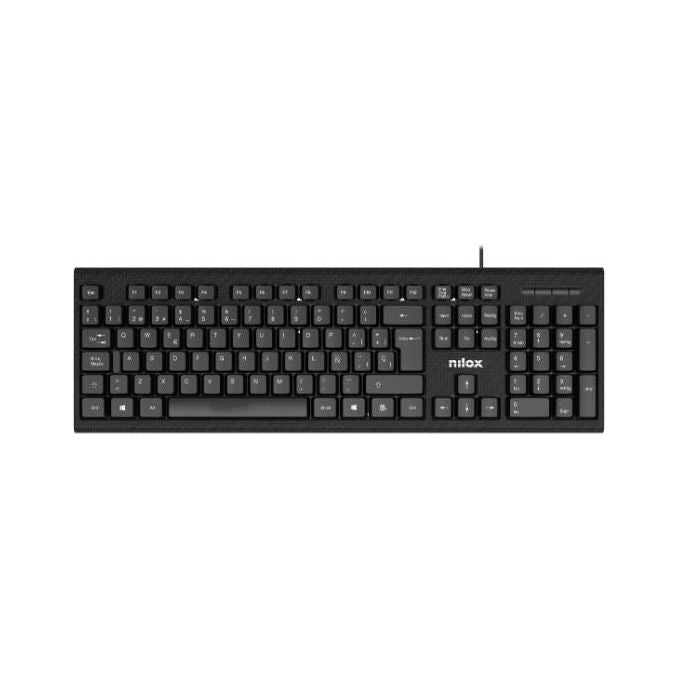 Nilox NXKBIT000011 Tastiera Usb Nero