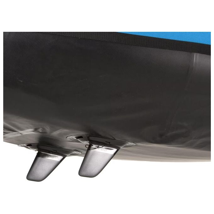 Nilox NXWTRKAYAK Kayak Gonfiabile 2 Posti PVC Rinforzato 3400 mm colore Blu e Lime
