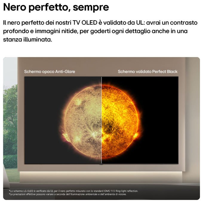 LG OLED77B65LA.API B6 TV OLED 4K UHD Smart con AI webOS 77'' HDR 120 Hz colore Nero
