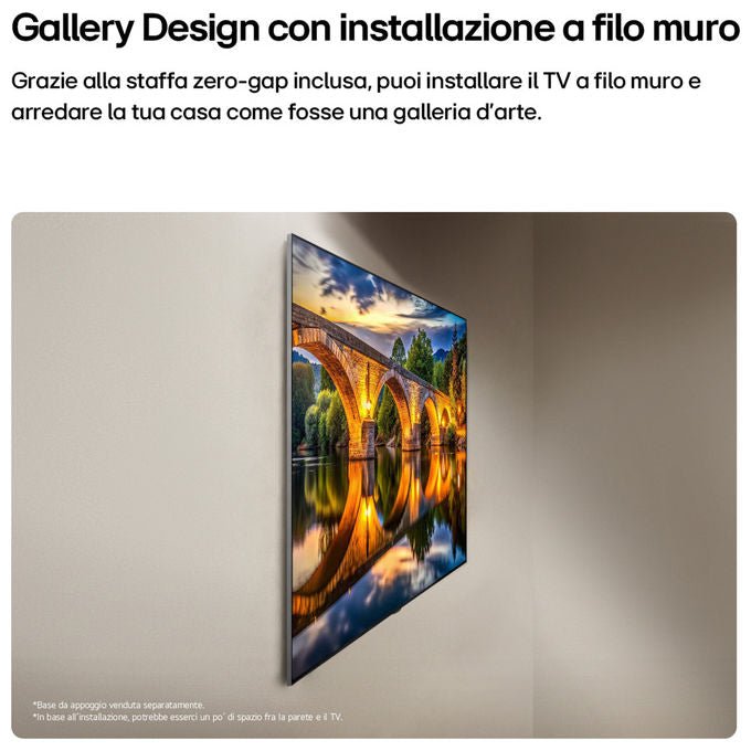 Televisore LG OLED77G64LW Serie G6 OLED evo 77 pollici 4K Smart TV Weaver Argento