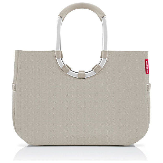 Reisenthel OR6049 loopshopper L Borsa tote 25 L due manici imbottiti materiale in PET riciclato colore Sabbia