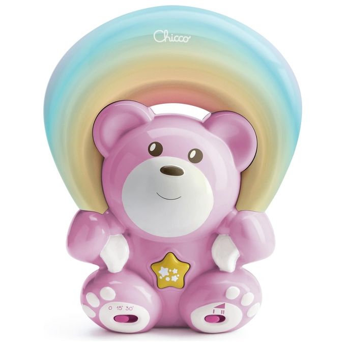 Chicco Orsetto Arcobaleno Proiettore Nanna Rosa