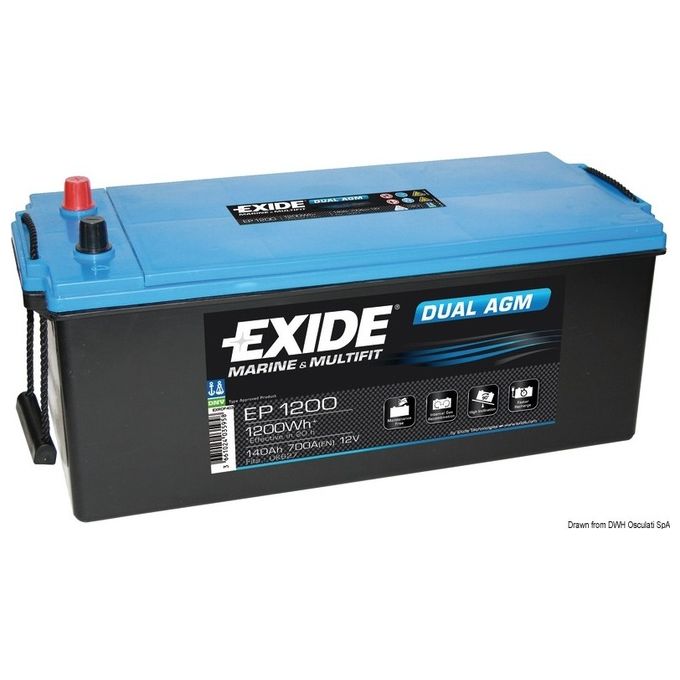 Exide Technologies Batteria Exide agm 240 Ah