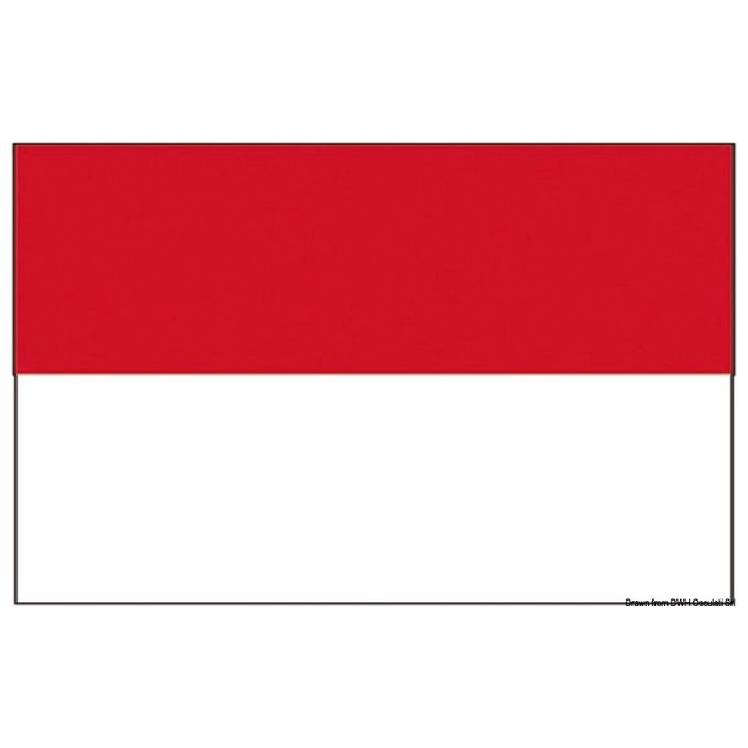 Osculati Bandiera Principato di Monaco 80 X 120 cm