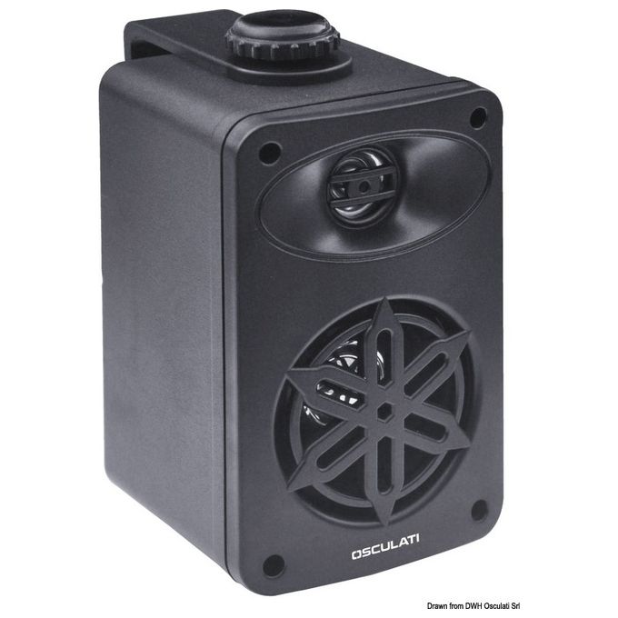Osculati Casse stereo 2 vie per interno nere 4'' - 2X120W