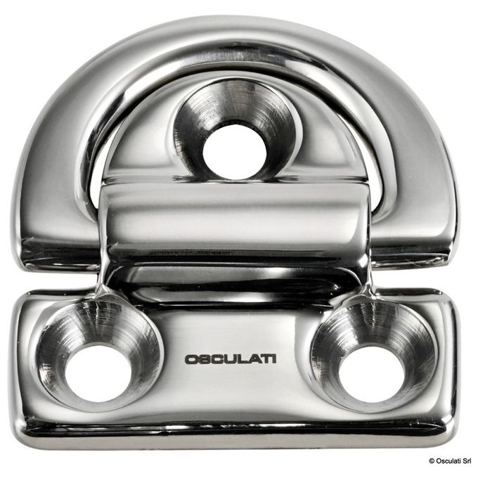 Osculati Pad eye 75x77 mm anello 10 mm BL 7000 kg