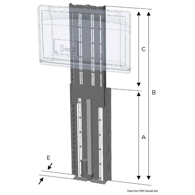 Noval TV LIFT 700mm 12V