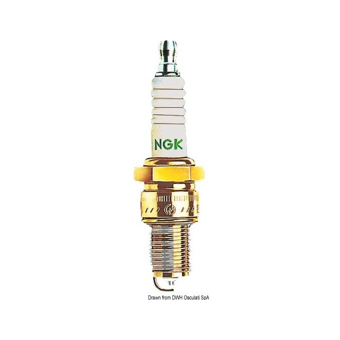 NGK Candela CR6HSA per Nautica Supporti Motore Rulli Alaggio e Cavalletti