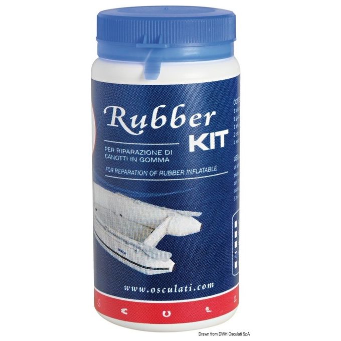 Osculati Rubber kit Neptune grey RAL 6021 per neoprene