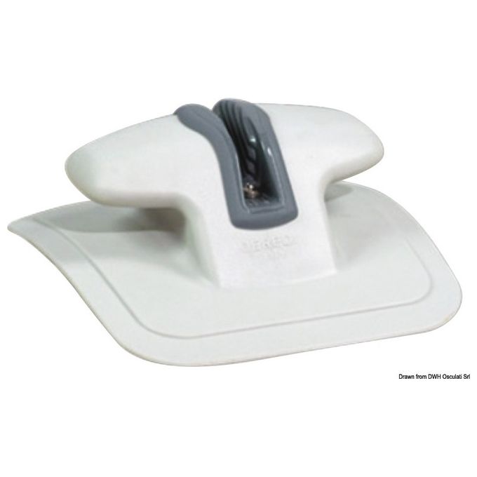 Osculati Bitta Barca prua Fast Rubber con strozzascotte RAL 7035