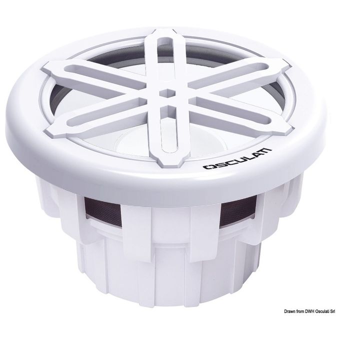 Osculati Subwoofer 10'' bianco - waterproof - UV resistant