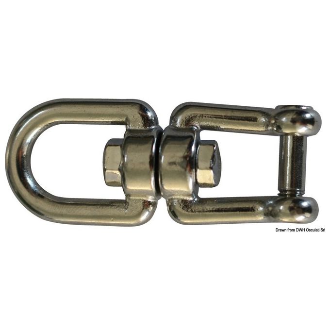 Osculati Girella inox occhio-grillo con perno a filo 10 mm