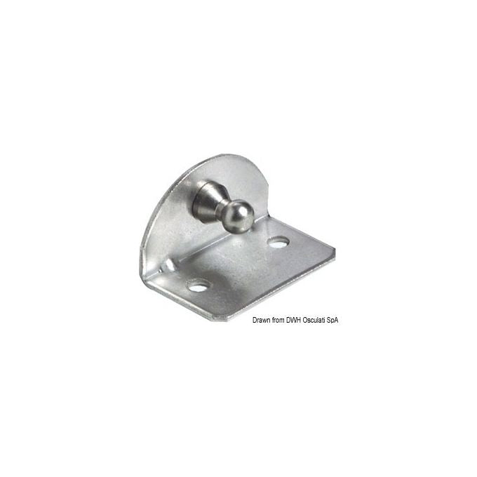 Osculati Piastrina 90° compact sfera 10 mm interno
