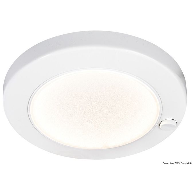 Batsystem Plafoniera ABS Saturn LED bianca a filo