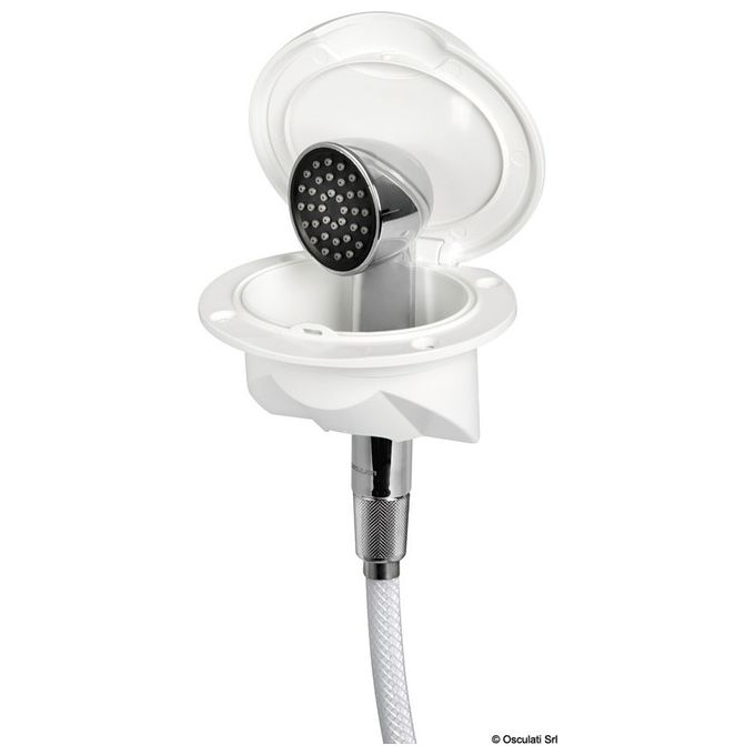 Osculati Box doccia Nuvola con doccia Keji-tubo PVC 4m
