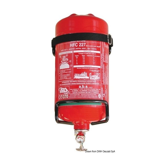 Estintore Easy Fire con pressostato 12 kg