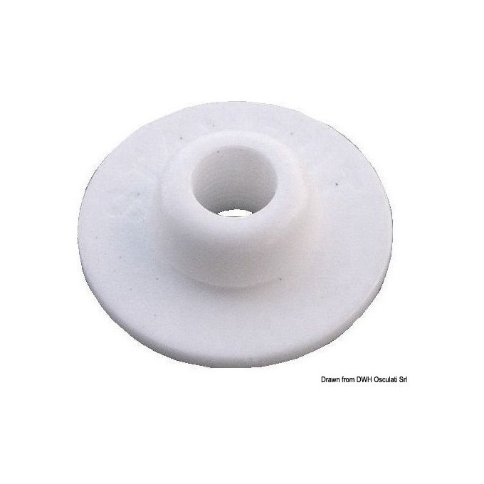 Stayput Contropiastra in plastica Press Bianco