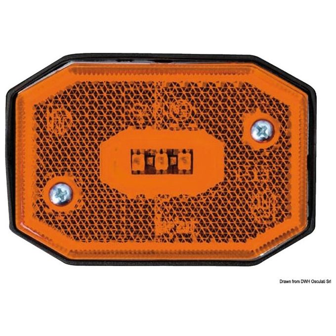 Osculati Fanale posizione LED laterale luce arancio