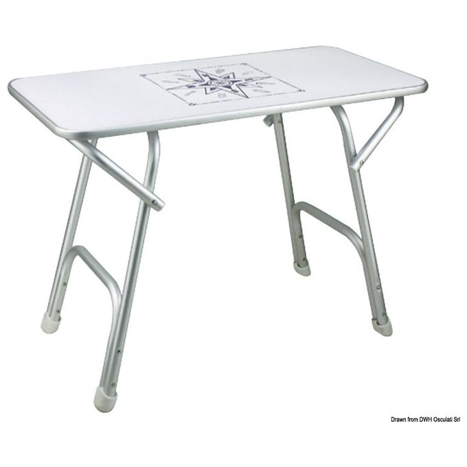 Osculati Tavolo pieghevole rettangolare 88x60 cm.