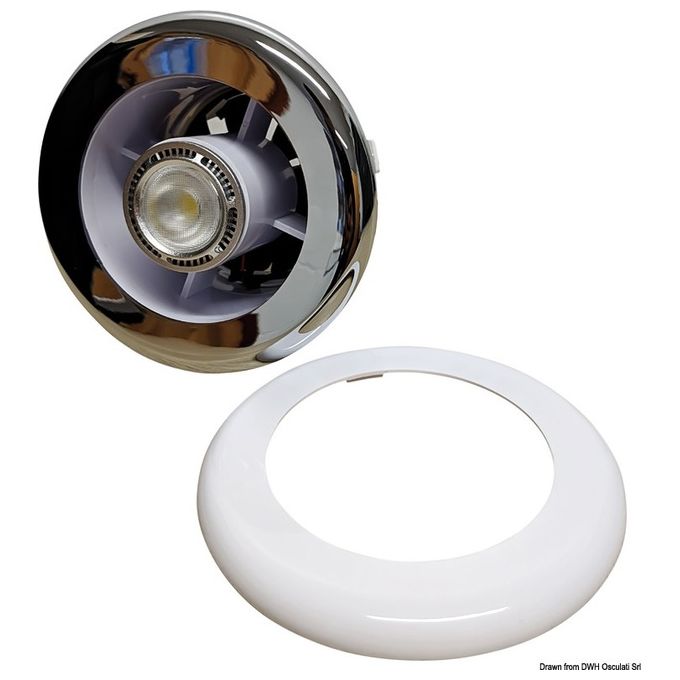 Osculati Faretto con aspiratore 12V