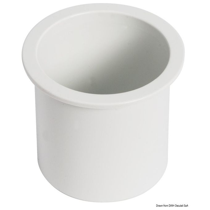 Osculati Porta bicchieri ad incasso ABS bianco