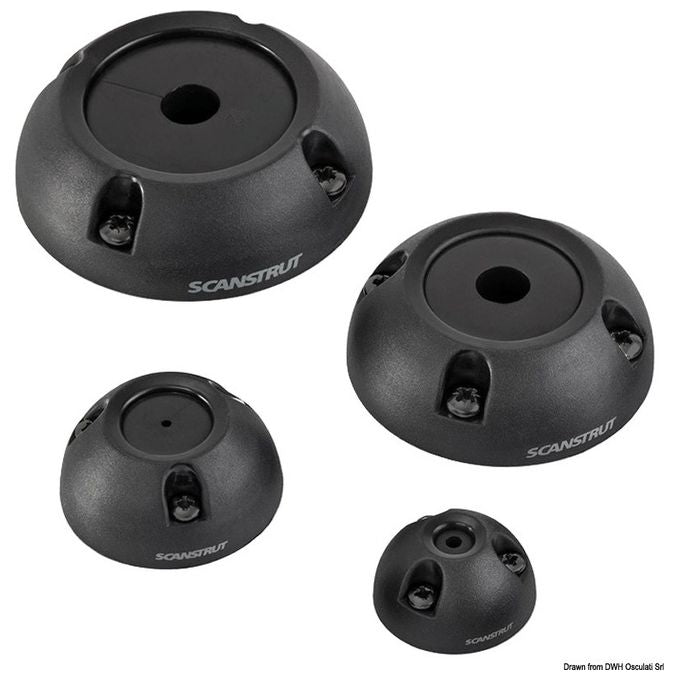 Scanstrut Premistoppa plastica nera diametro 9-14 mm foro largo