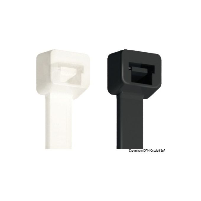 Osculati Fascetta nera 7,5x540