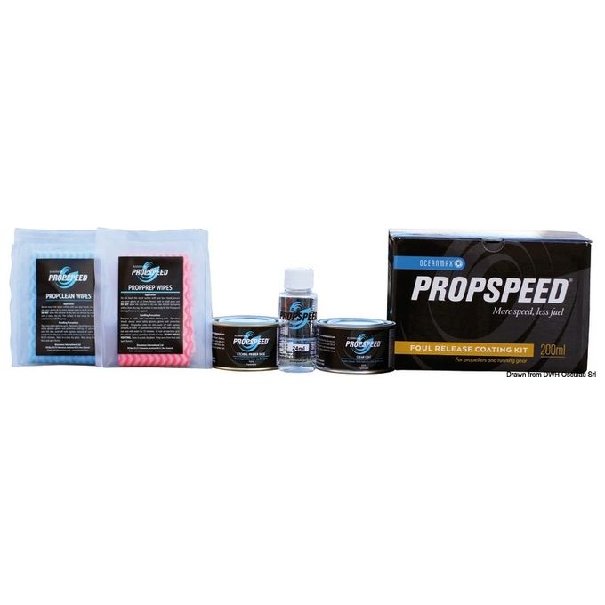 Osculati Kit antivegetativa siliconica PROPSPEED 200 ml