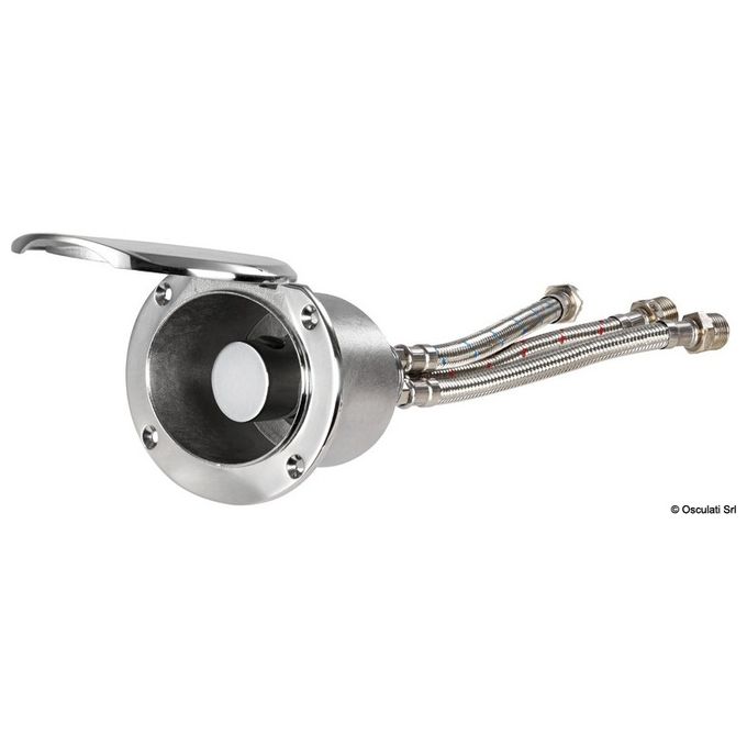 Osculati Box doccia Stainless con miscelatore
